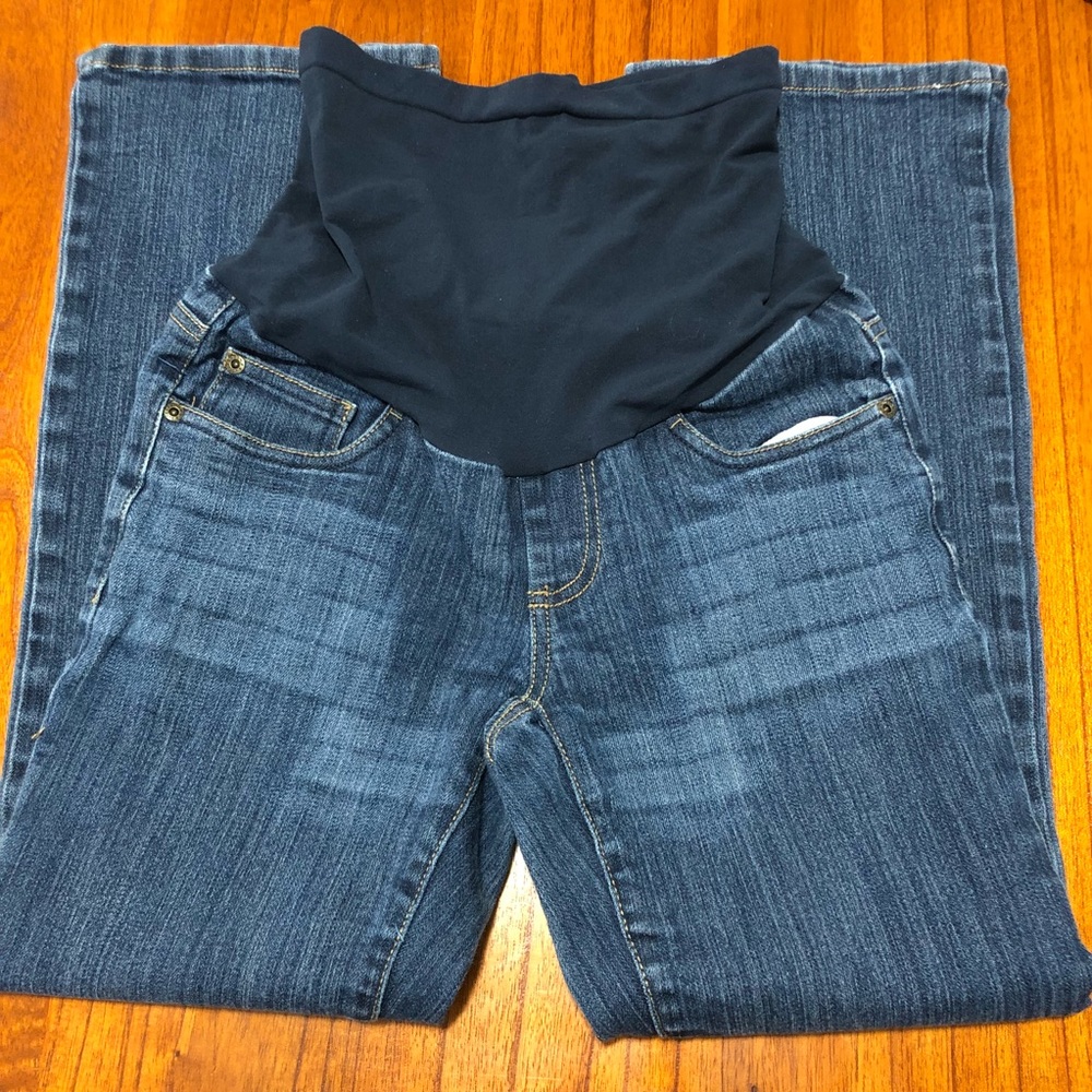 Motherhood maternity straight leg jeans